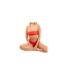 Haut De Maillot De Bain Femme Rouge Brave Soul-1