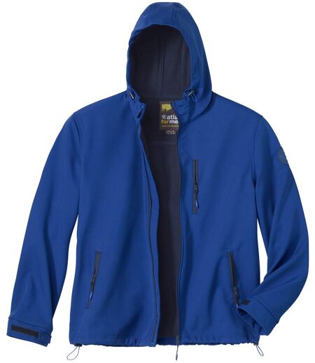 Veste SoftShell à Capuche Doublée Micropolaire 