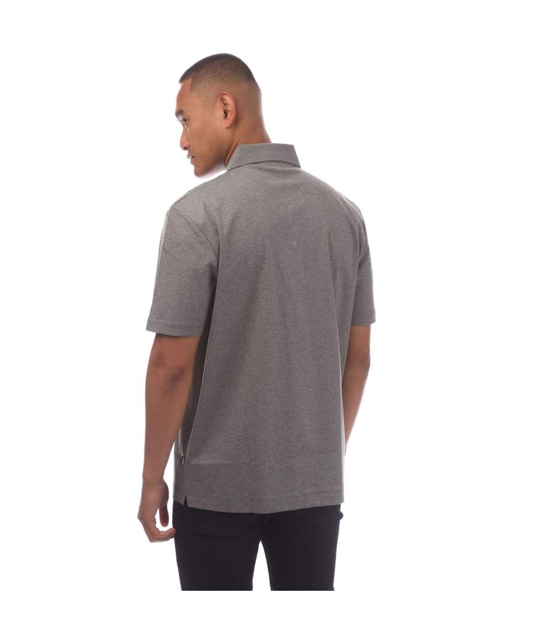 Polo Style Monogramme Cparris Homme Gris Boss-3