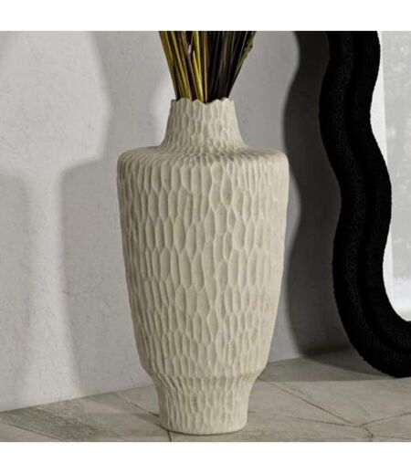 Vase Design Shade 57cm Crème
