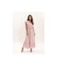 Robe longue cache-coeur avec ceinture ITERIA - Dona X Lisa-1