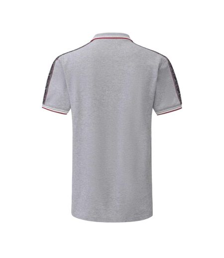 Polo Motif/style Logo Homme Gris Pretty Green