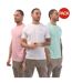 T-shirts Iversent Homme Rose Blanc Vert Nicce-1