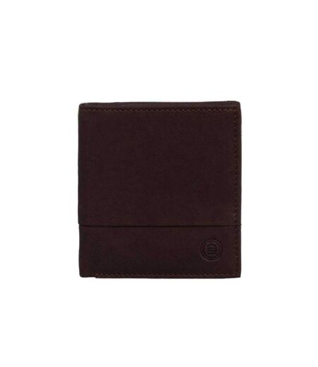 Serge Blanco - Porte-monnaie et cartes en cuir homme Anchorage - chocolat - 9883