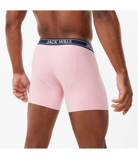 Pack Of 3  Mens Boxer Shorts  Pink Navy White Jack Wills