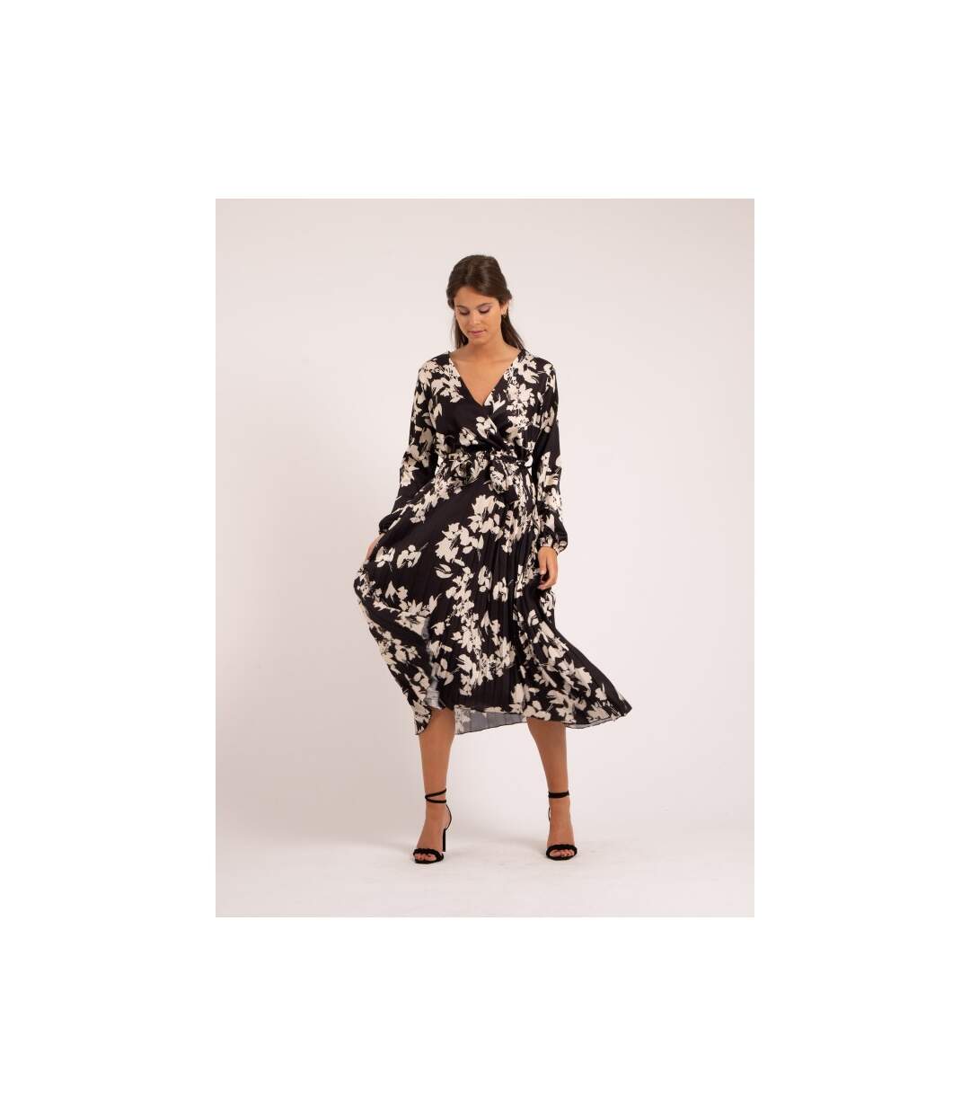 Robe longue motifs ICHELLE - Dona X Lisa-4