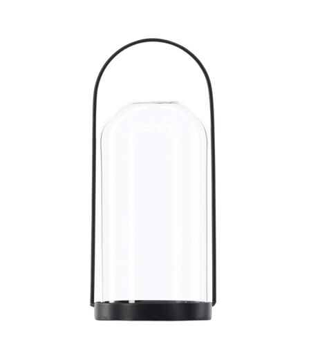 Lanterne Design en Verre Flora 25cm Noir