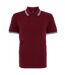 Polo homme bordeaux/bleu ciel Asquith & Fox