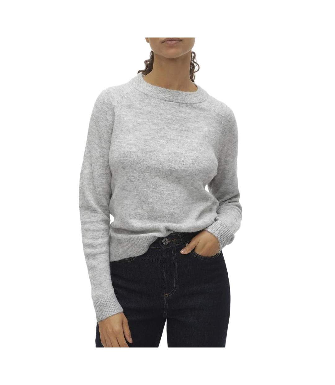 Pull Gris Femme Vero Moda Filuca - L