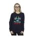 Disney - Sweat LILO AND STITCH CHRISTMAS TREE SHADES - Femme (Bleu marine) - UTBI22642-2