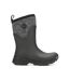 Muck Boots Womens/Ladies Arctic Ice Galoshes (Black/Heather Grey) - UTFS8657