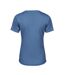 Womens/ladies Interlock Short Sleeve T-shirt Ocean Blue Tee Jays-2