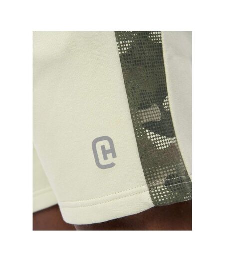 Mens Branton Shorts Light Olive Crosshatch
