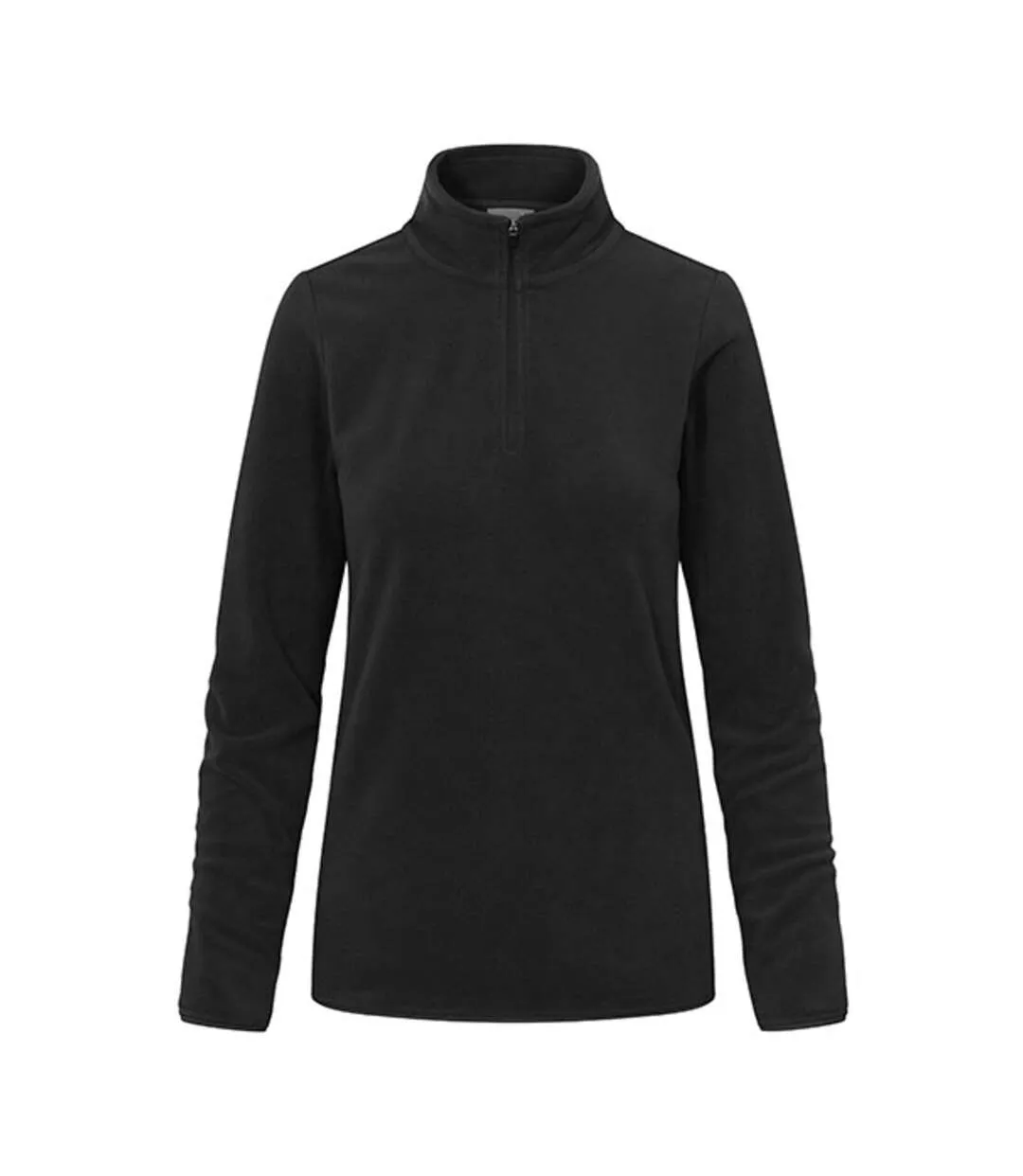 Veste polaire troyer femme noir Promodoro-1
