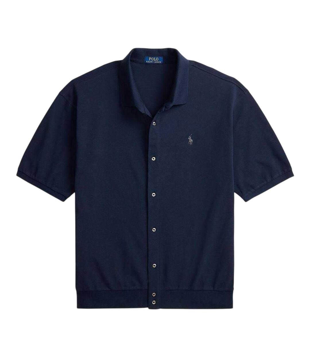 Polo Manches Courtes Homme Bleu Roi Ralph Lauren-2