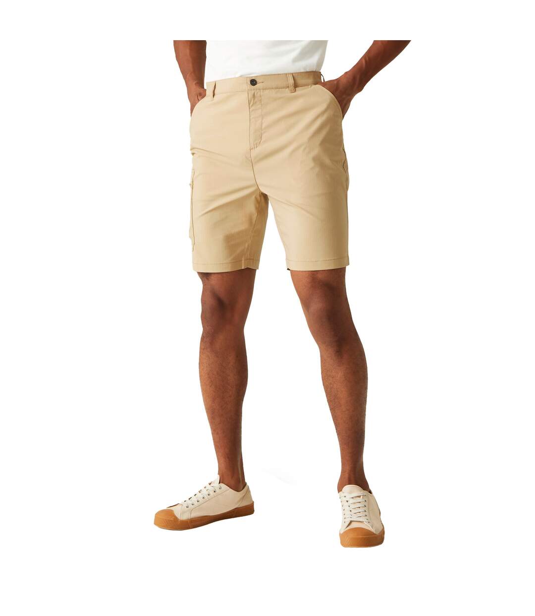 Mens Dalry Multi Pocket Shorts Oat Regatta-4