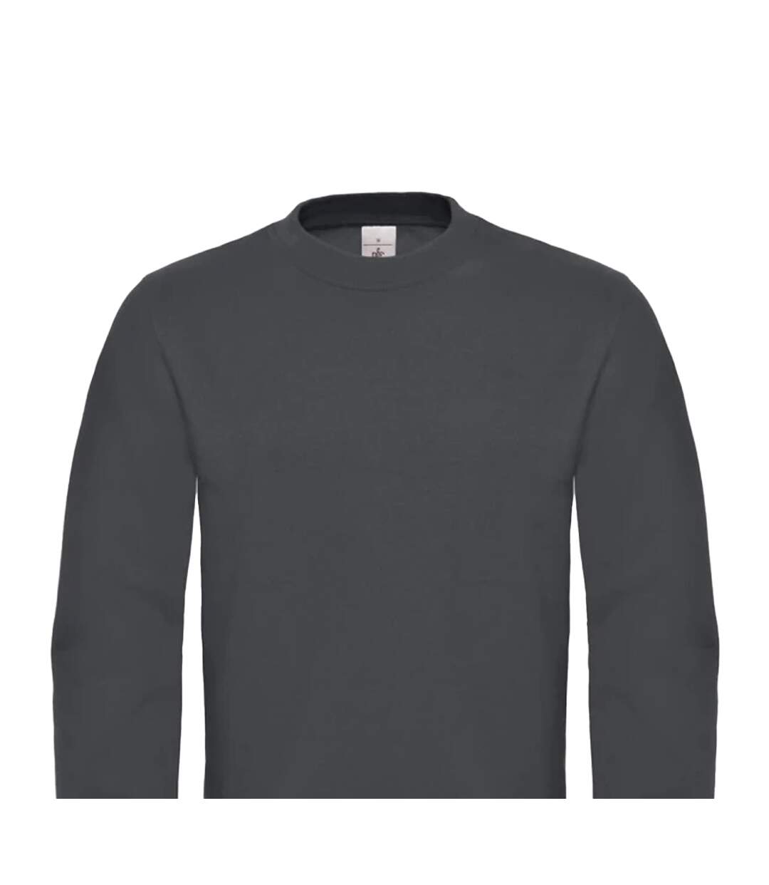 Mens id.002 cotton sweatshirt anthracite B&C-2
