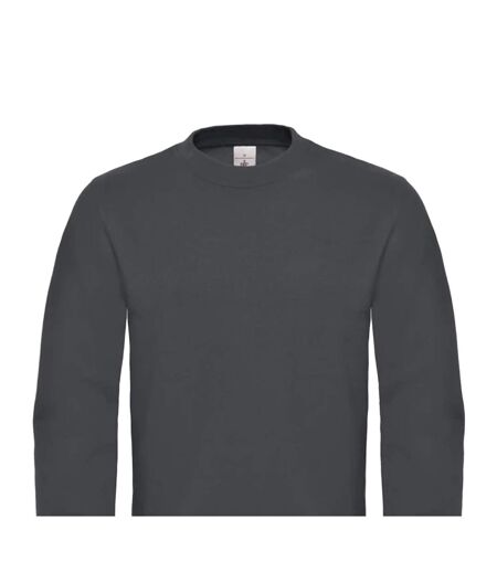 Mens id.002 cotton sweatshirt anthracite B&C