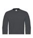 Mens id.002 cotton sweatshirt anthracite B&C-2