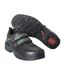 Mens Footwear Industry Leather Hook And Loop Safety Shoes Black Mascot-4