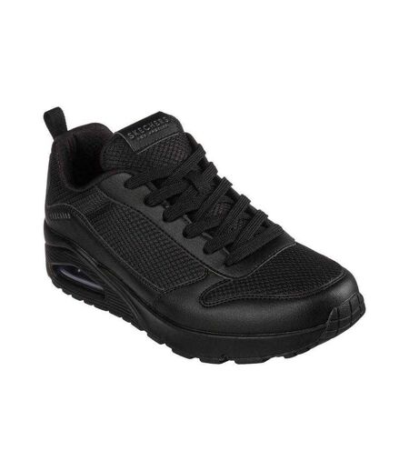 Baskets Uno Fastime Homme Noir Skechers