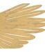 Statue Aigle en Métal Kadi 85cm Doré-3