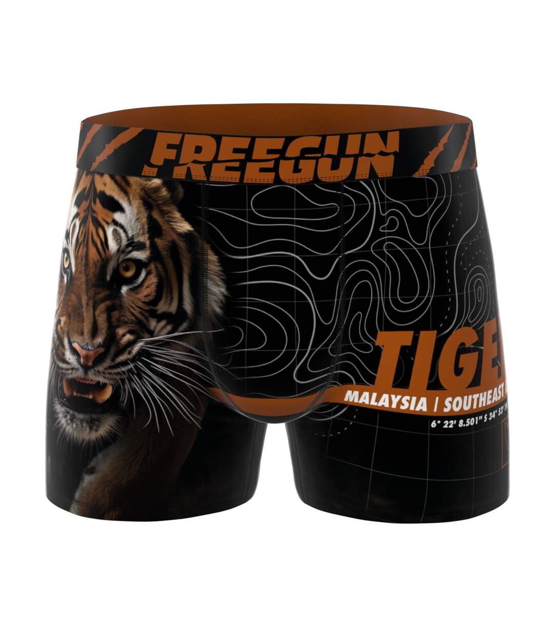 Lot de 4 boxers homme Wild Life Freegun-3