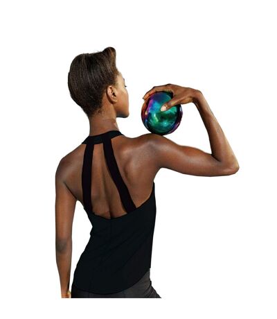 Débardeur Double Bretelles Femme Noir Tri Dri