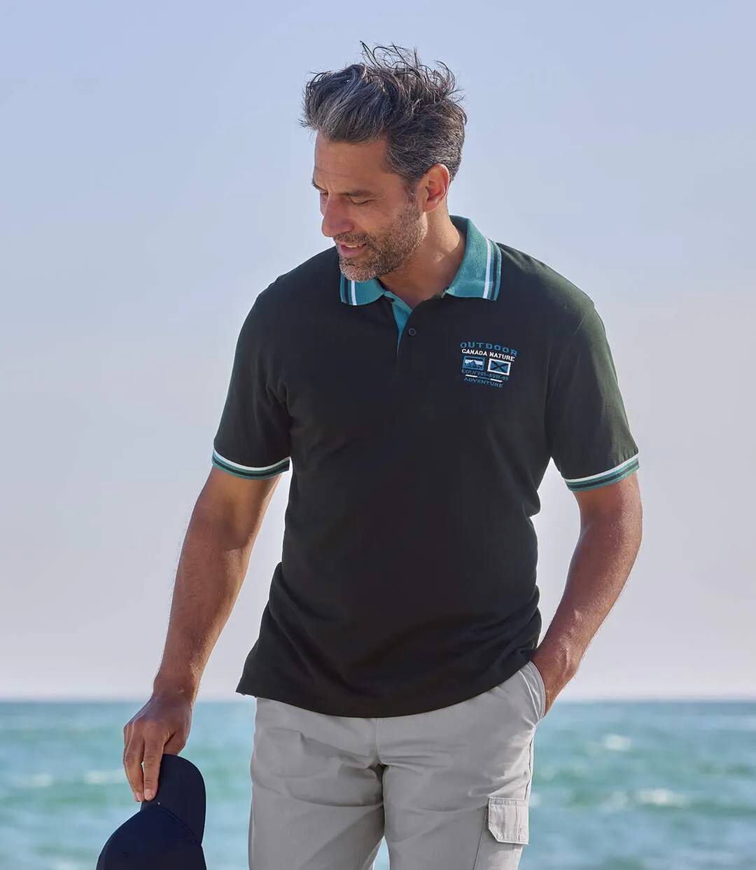 Zestaw 2 pikowanych koszulek polo Atlas Outdoor-5