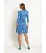 Robe cache-c¿ur stretch, taille plissée-2