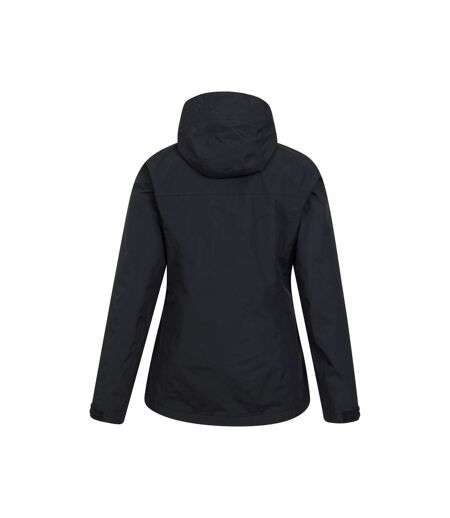 Veste imperméable rainforest extreme femme noir vif Mountain Warehouse