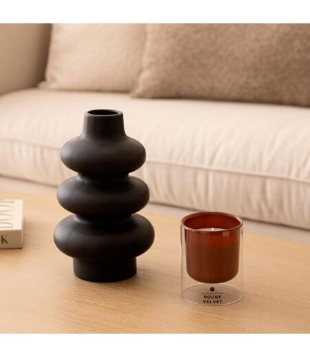 Bougie Parfumée en Verre Ilan 220g Rouge Velvet