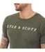 Ensemble T-shirt Et Short Oakley Homme Vert Kaki Noir Lyle & Scott-3
