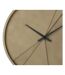 Horloge ronde en bois Lines 30 cm Vert mousse