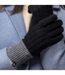 Womens Patterned Fleece Lined Warm Thermal Gloves for Winter-3