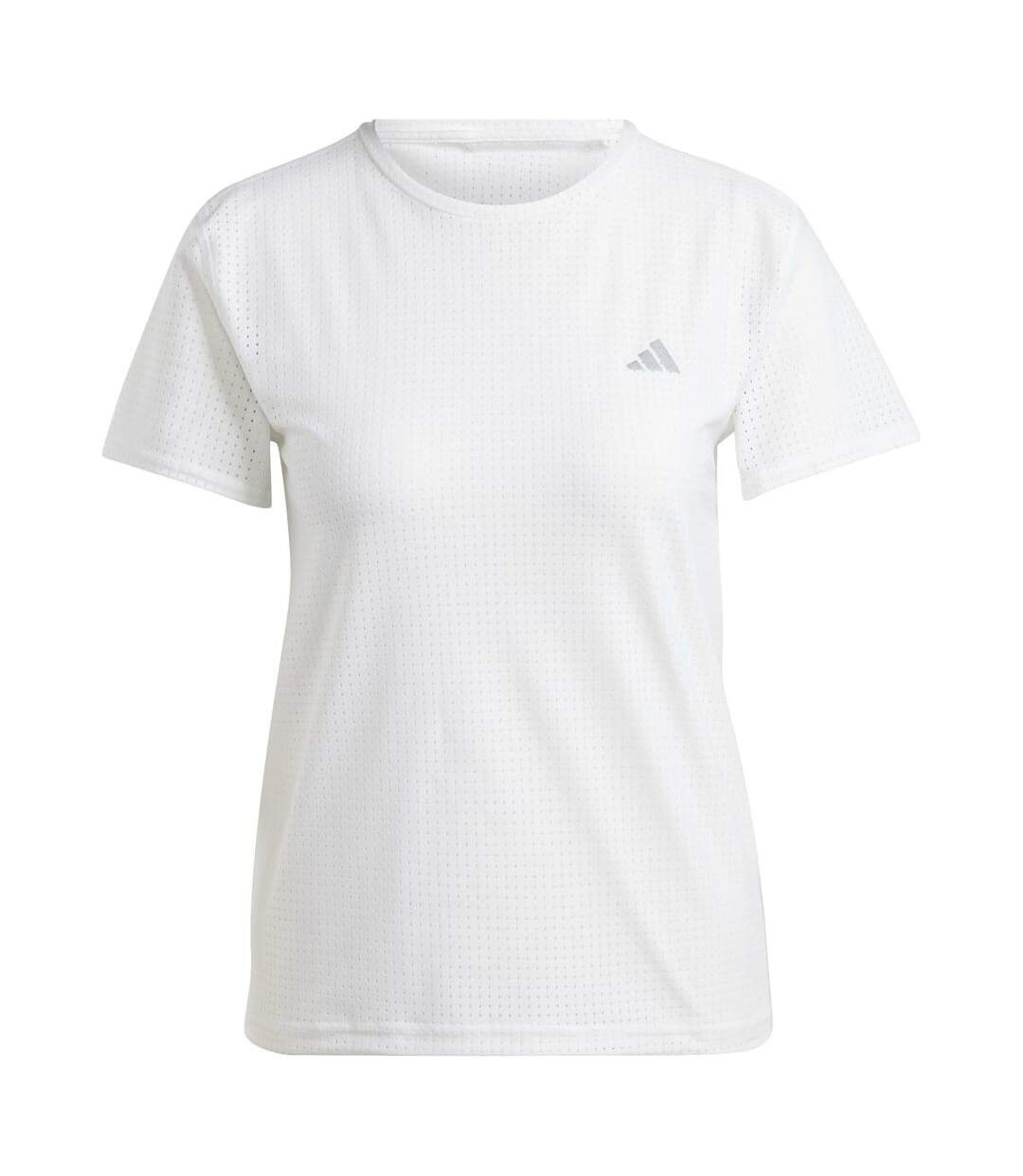 T-shirt fast femme blanc Adidas-1