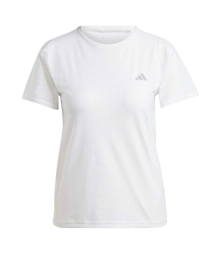 T-shirt fast femme blanc Adidas