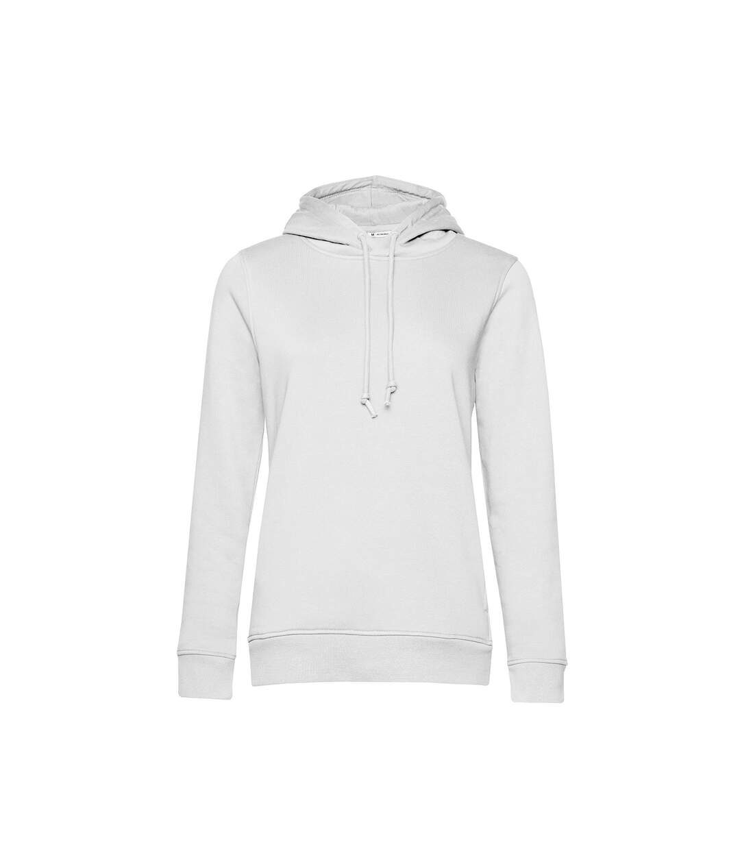 Womens/ladies organic hoodie white B&C