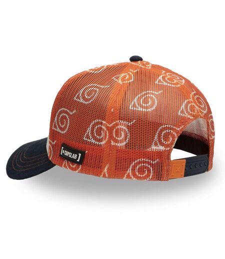 Casquette trucker avec filet mix sergé/suédine/mesh Naruto Uzumaki Capslab