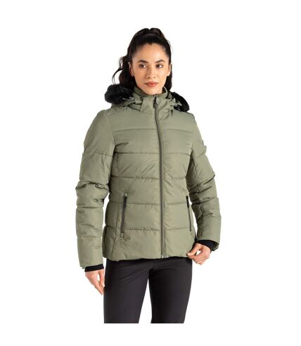 Blouson de ski glamorize femme vert olive Dare 2B