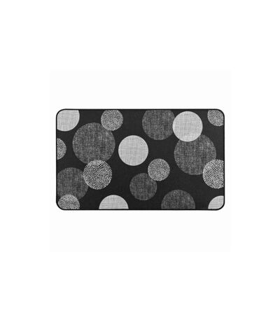 Tapis Déco Imprimé Terence 45x75cm Noir