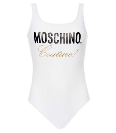 Maillot de bain à gros logo  -  Moschino - Femme