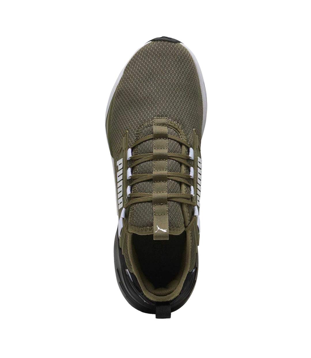 Mens 3 Runners Trainers Olive Black Puma-3