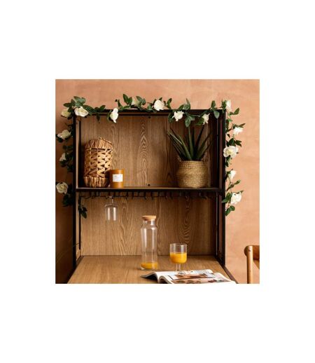 Guirlande Artificielle de Roses Naki 230cm Blanc