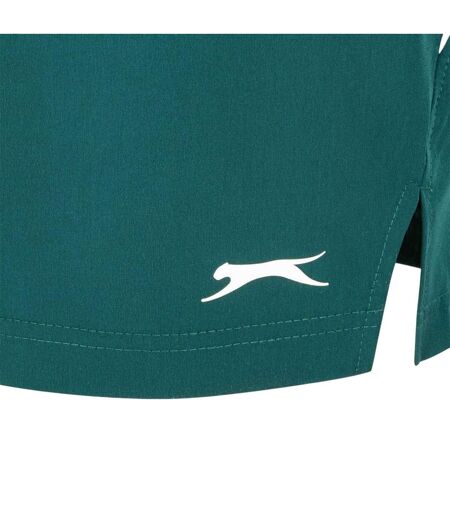 Mens Tech Contrast Tennis Shorts Forest Green Slazenger