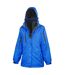 Result Womens/Ladies 3 In 1 Softshell Journey Jacket With Hood (Royal / Black)