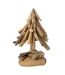 Sapin de Noël en Bois Flotté Chalet 30cm Naturel-1