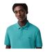 Mens Paris Stretch Regular Polo Shirt Teal Lacoste-4