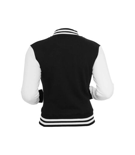 Veste De Survêtement Femme Noir Blanc Urban Classics