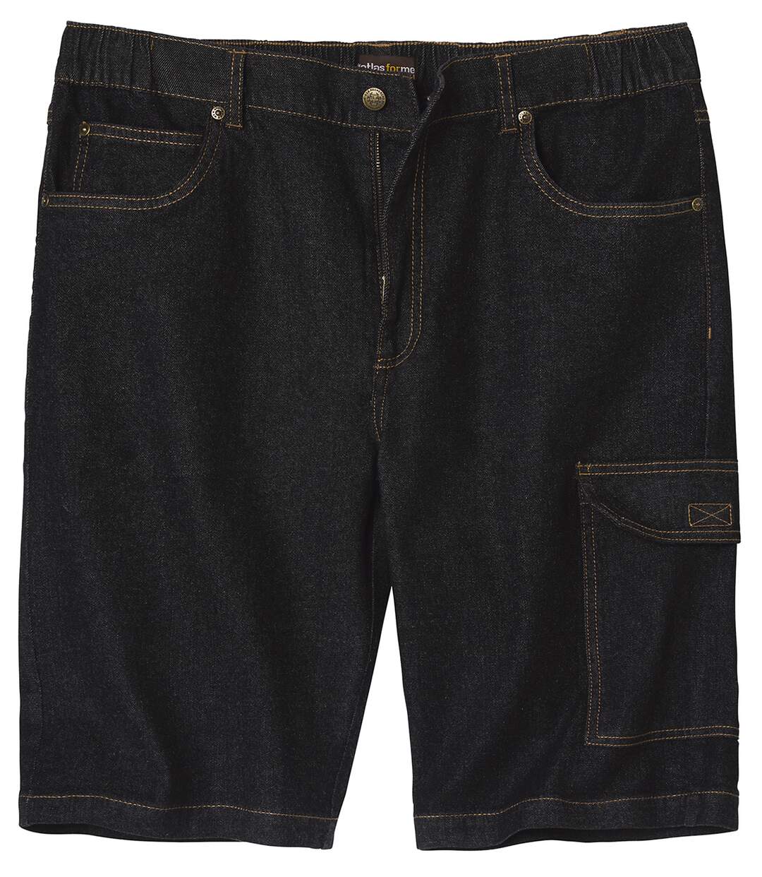 Bermuda Cargo en Jean Stretch Léger-2